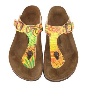 Papillio by Birkenstock Gizeh Thong Sandal US 10 EU 43 Mens Multi Print $110